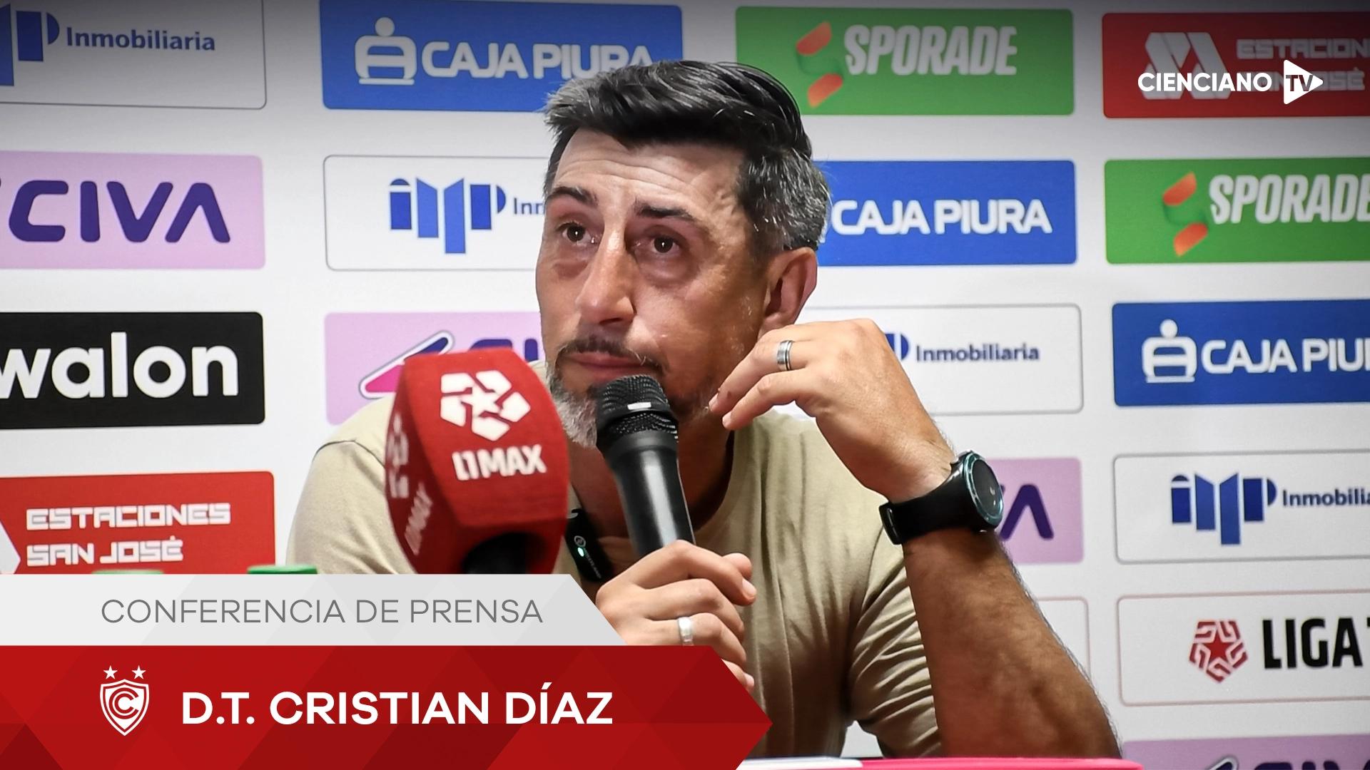 Conferencia de prensa | Declaraciones de Cristian Díaz