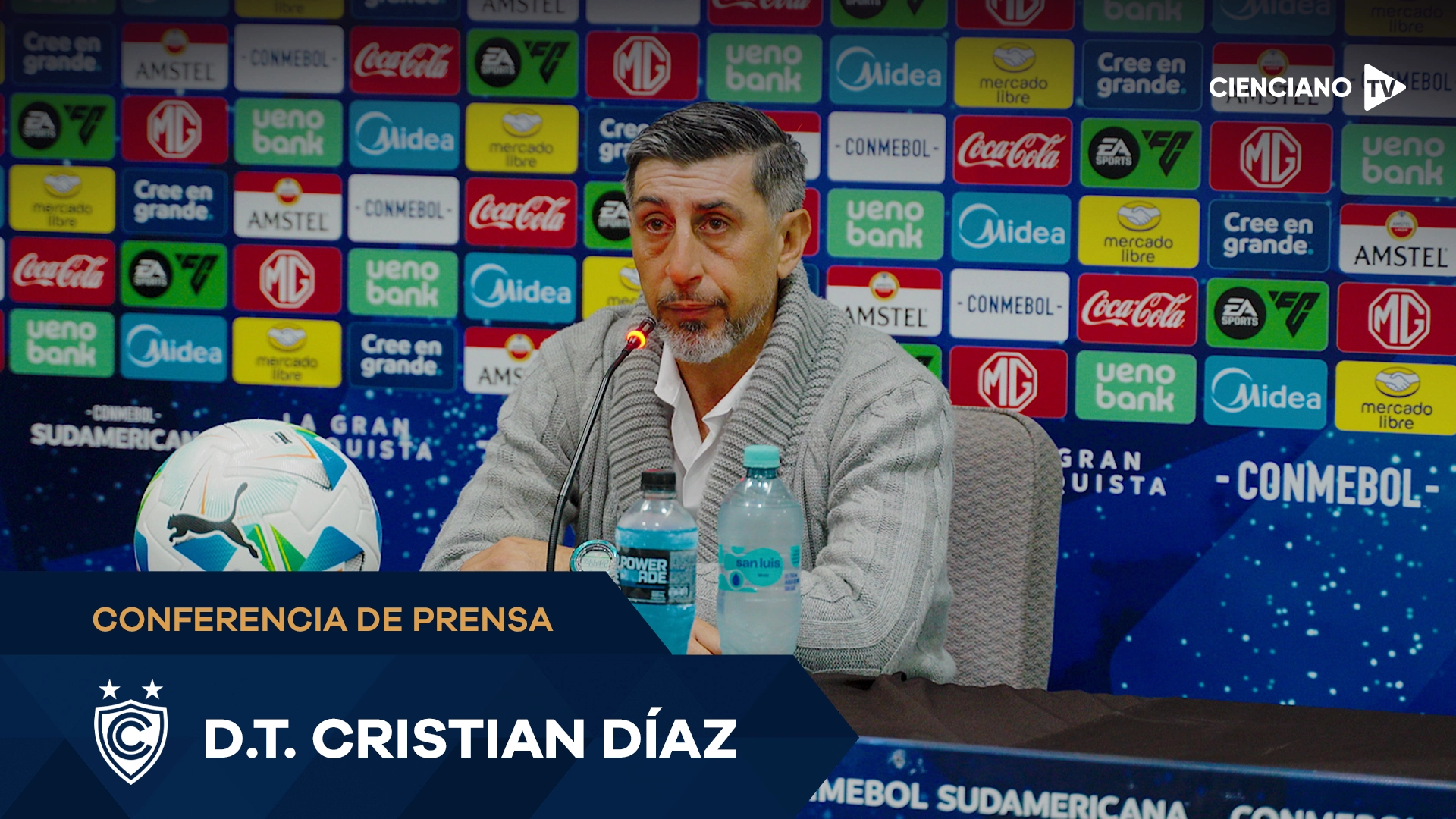 Conferencia de prensa | Declaraciones de nuestro D.T. Cristian Díaz